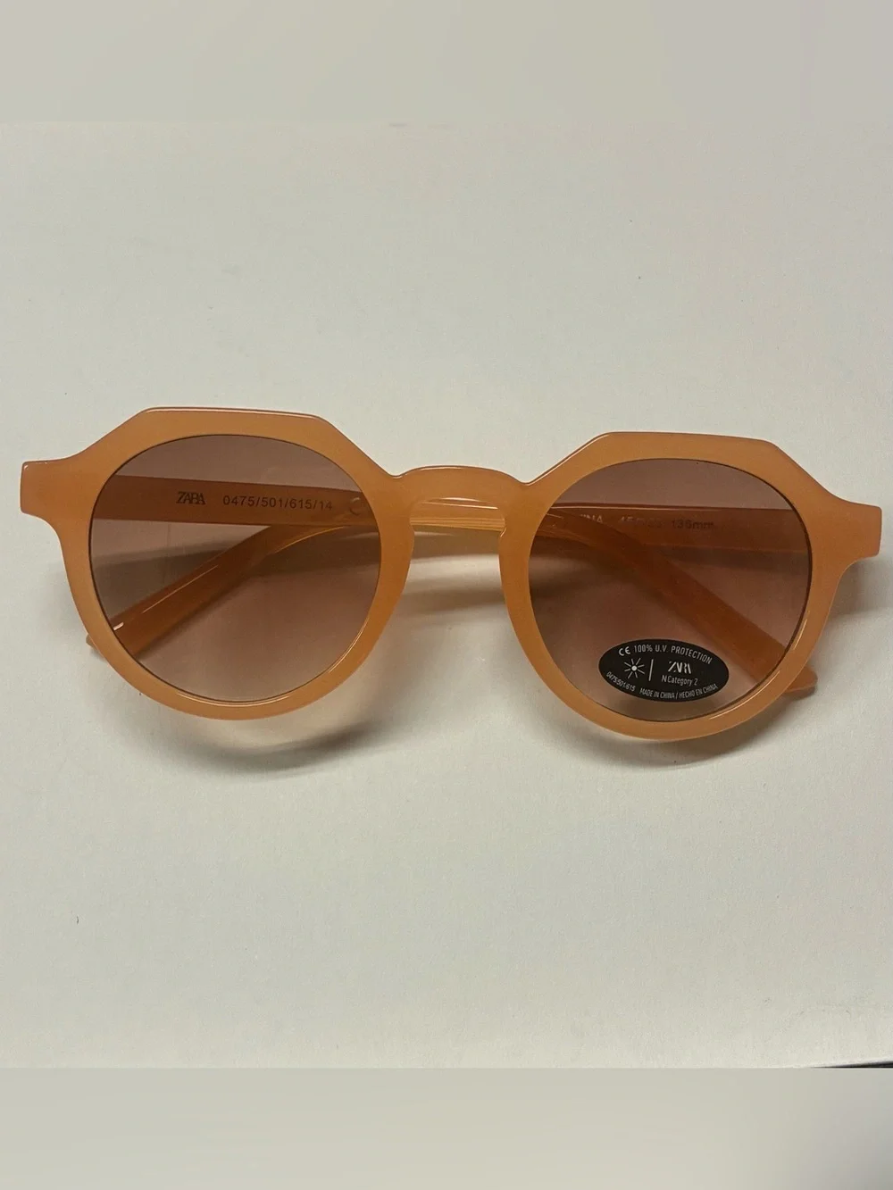 NWOT. Zara Kids Orange Sunglasses.